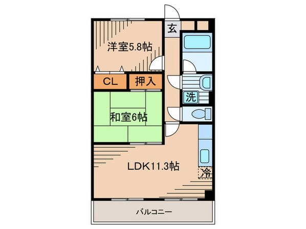 フォルテ神田南の物件間取画像